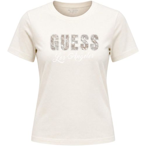 T-shirt SS CN SNAKE SCRIPT R W6YI30 K4349 - Guess - Modalova