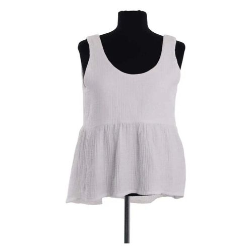 Blouses Top sans manche en coton blanc - Songe Lab - Modalova