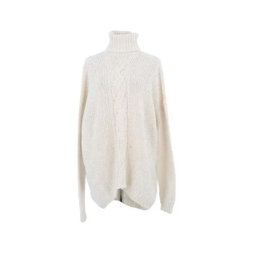 Pull Pull en laine écru - Majestic Filatures - Modalova