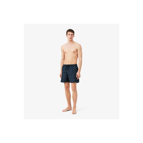 Maillots de bain Short de Bain Mi-Long Imprimé Crocodile Bleu Nuit - Lacoste - Modalova