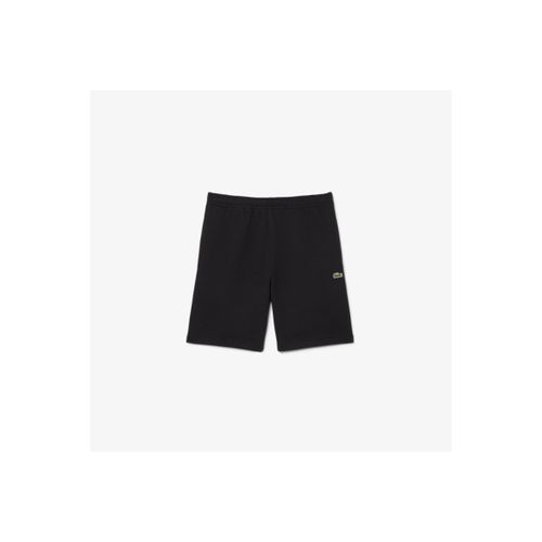 Short Short Regular Fit en Molleton Noir - Lacoste - Modalova