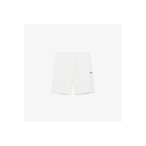 Short Short Regular Fit en Molleton Blanc - Lacoste - Modalova