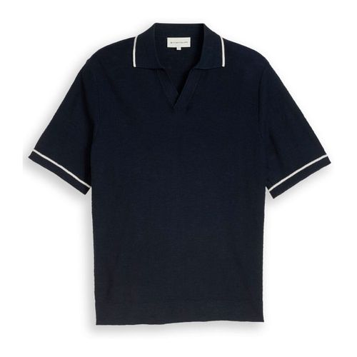 T-shirt Polo COL V Sky Captain Blue - Tom Tailor - Modalova