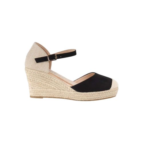 Espadrilles Sandales espadrilles compensées, noire - Vera Collection - Modalova