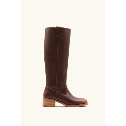 Bottes Bottes hautes cavalières rétro, Camel - Vera Collection - Modalova