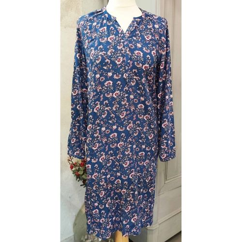 Tunique Robe fluide fleurie bleu Cherokee Taille 36 - Esmara - Modalova