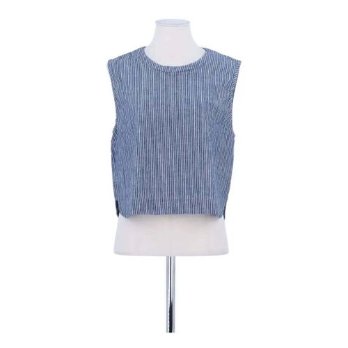 Blouses Top sans manche en coton bleu - Songe Lab - Modalova