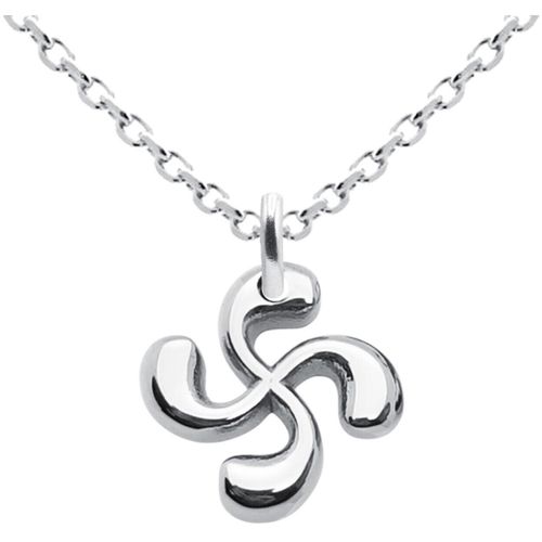 Collier Collier croix basque acier inoxydable 14mm - Brillaxis - Modalova