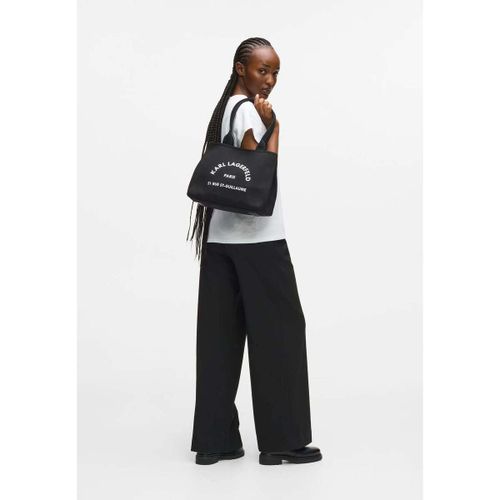 Cabas Cabas Convertible Coton Noir - Karl Lagerfeld - Modalova