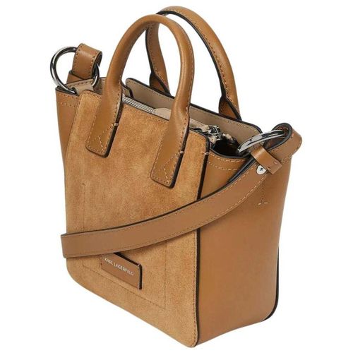 Cabas Cabas Mini Daim Caramel - Karl Lagerfeld - Modalova