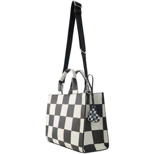 Cabas Cabas Carré Damier Noir Blanc - Karl Lagerfeld - Modalova