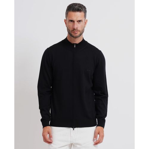 Pull Pull fullzip avec logo - BOSS - Modalova