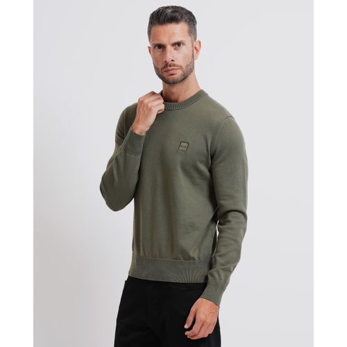 Pull Pull en coton et cachemire mélangés - BOSS - Modalova