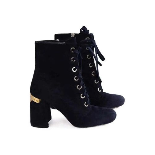 Bottines Prada Boots bleu marine - Prada - Modalova