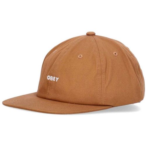 Casquette Bold Twill 6 Panel Straack Sugar - Obey - Modalova