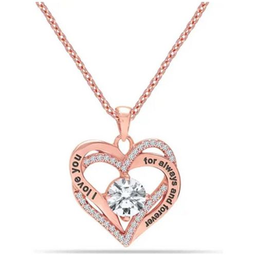 Collier BICLL034-BAÑO ORO ROSA - Bibei - Modalova
