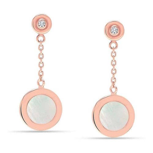 Boucles oreilles BIPE024-BAÑO ORO ROSA - Bibei - Modalova