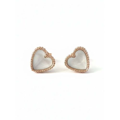 Boucles oreilles BIPE047-BAÑO ORO ROSA - Bibei - Modalova