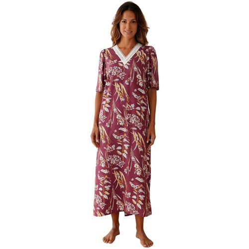 Chemises de nuit by - Robe d'hôtesse brodée fluide - Daxon - Modalova