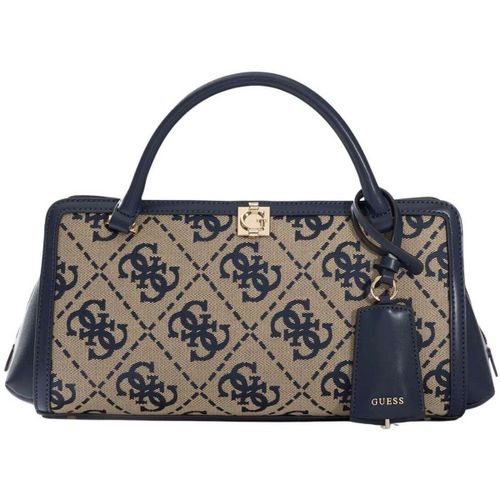 Sac à main Sac à Main Audrey Petit Monogramme Navy Logo - Guess - Modalova