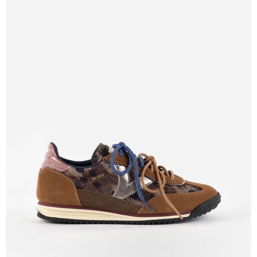 Baskets basses BASKET SATURNO NYLON IMPRIMÉ ANIMAL DAIM 1158116 - Victoria - Modalova