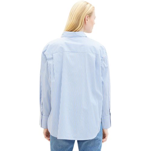 Chemise Chemise LOOSE FIT Blue White Stripe - Tom Tailor - Modalova