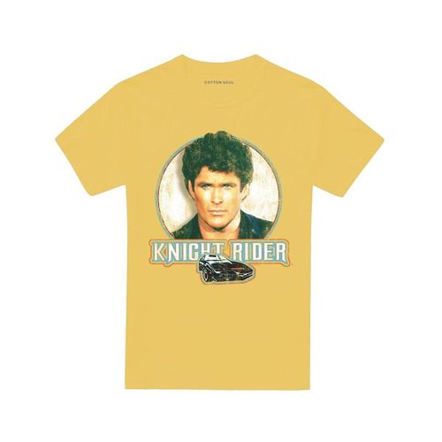 T-shirt Knight Rider Hasselhoff - Knight Rider - Modalova