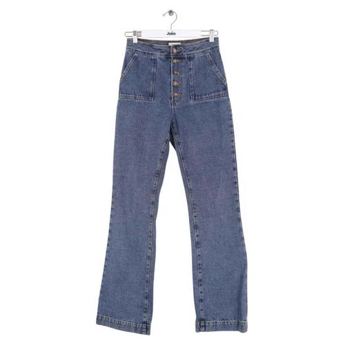 Jeans flare / larges Jean droit bleu - Sézane - Modalova