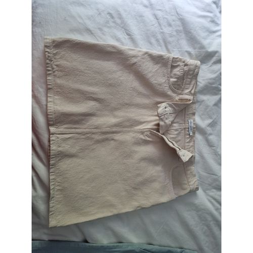 Jupes courtes Jupe courte denim beige - Cyrillus - Modalova