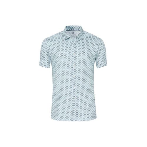 Chemise Chemise Manches Courtes Impression Bleu - Desoto - Modalova