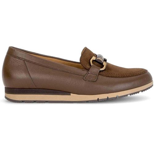 Mocassins Mocassins en cuir lisse à talon compensé - Gabor - Modalova