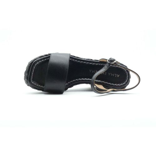 Sandales compensées V240975 Black - ALMA EN PENA - Modalova