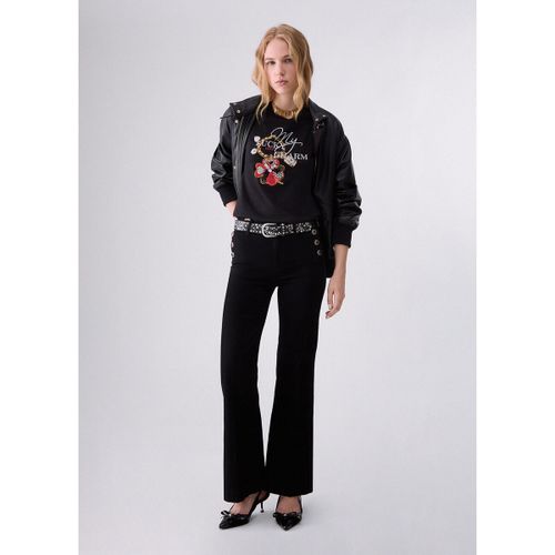 Jeans Jean flare avec boutons bijou - Liu Jo - Modalova