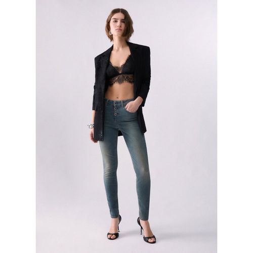 Jeans Jean skinny avec boutons travaillés - Liu Jo - Modalova