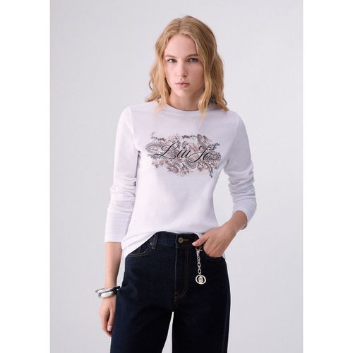 T-shirt T-shirt ajusté avec logo - Liu Jo - Modalova