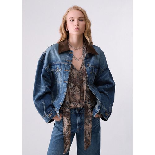 Veste Liu Jo Veste en jean oversize - Liu Jo - Modalova