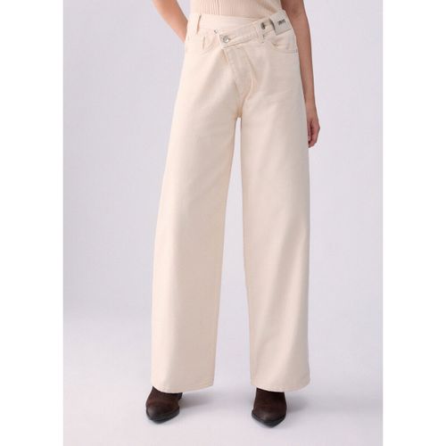 Pantalon Pantalon droit avec ceinture asymétrique - Liu Jo - Modalova