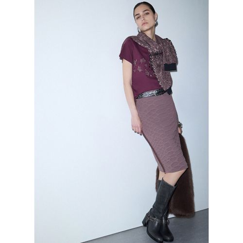 Jupes Jupe Midi en Maille Jacquard - Liu Jo - Modalova