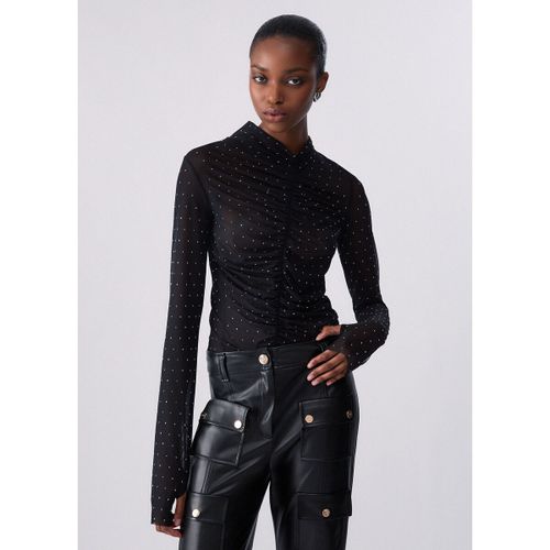 Blouses T-shirt en tulle à strass intégraux - Liu Jo - Modalova