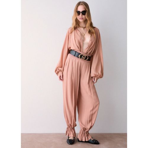 Pantalon Pantalon ample avec cordon de serrage - Liu Jo - Modalova