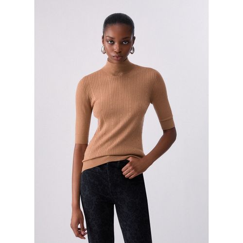 Pull Haut en laine avec strass - Liu Jo - Modalova