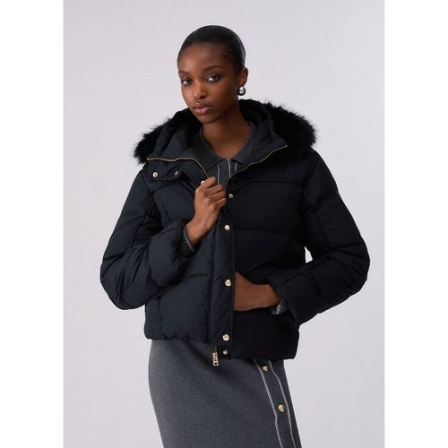 Blouson Doudoune matelassée avec col en peluche - Liu Jo - Modalova