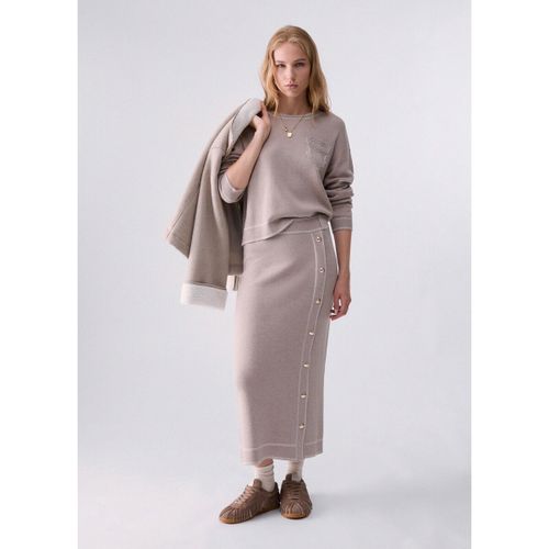Jupes Jupe midi en mélange de soie - Liu Jo - Modalova