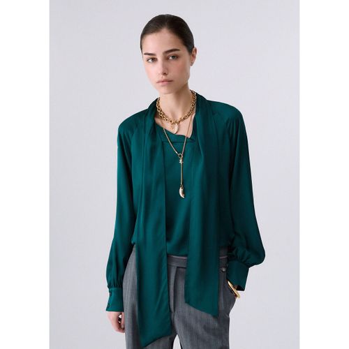 Blouses Blouse en satin avec nœud - Liu Jo - Modalova