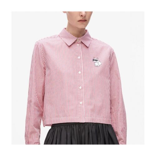 Chemise Ikon Choupette Cropped Shi - Karl Lagerfeld - Modalova