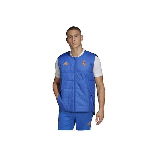 Blouson Doudoune Real Madrid sans manches bleu - adidas - Modalova