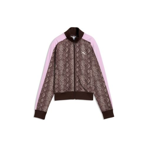 Blouson T7 Snake Aop Short Track Jacket - Puma Yellow - Modalova