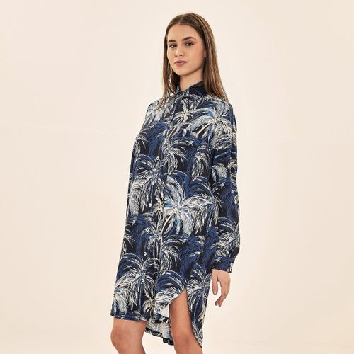 Robe courte Coqueiros Marinho UPF 50+ - Uv Line - Modalova