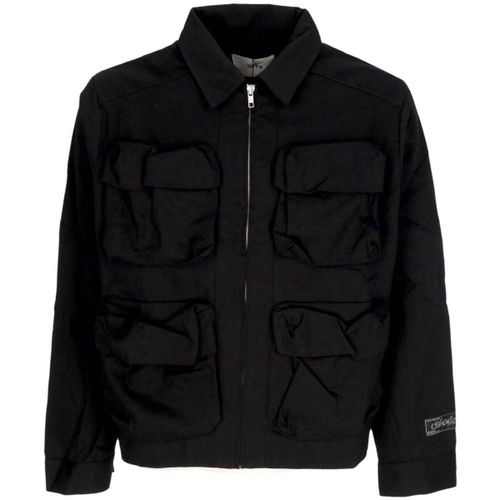 Blouson Giubbotto Uomo 3d Pockets Nylon Jacket Black - Arte Antwerp - Modalova
