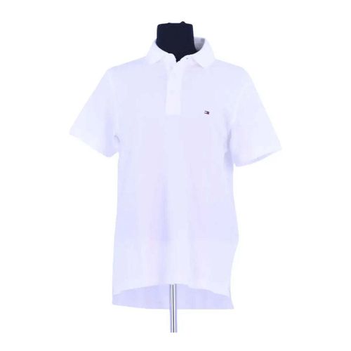 T-shirt Polo en coton blanc - Tommy Hilfiger - Modalova